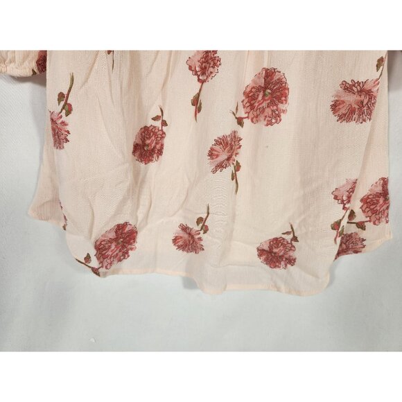 Alter'd State Womens Dress Delicate Floral Peach Boho Fairycore Y2K US/S - Picture 6 of 10